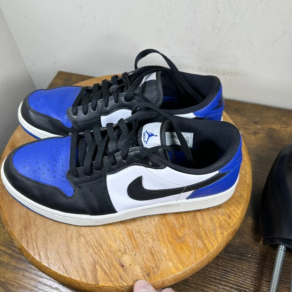 Nike Air Jordan 1 Low Golf Royal Toe Blue Black White DD9315-102 Mens 11